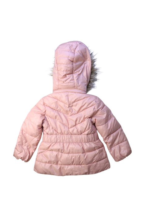 A Pink Puffer/Quilted Coats & Outerwear from Michael Kors in size 2T for girl. (Back View)