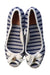 A Navy Espadrilles from Tory Burch in size 10Y for girl. (Back View)