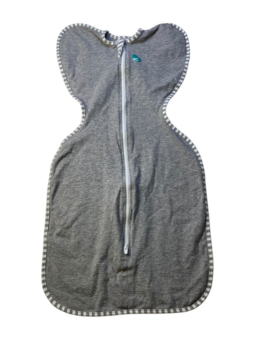 A Grey Swaddles from Love To Dream in size 3-6M for neutral. (Front View)