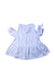 A Blue Short Sleeve Tops from Mayoral in size 6T for girl. (Front View)