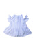 A Blue Short Sleeve Tops from Mayoral in size 6T for girl. (Back View)
