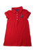 A Red Short Sleeve Dresses from Polo Ralph Lauren in size 3T for girl. (Front View)