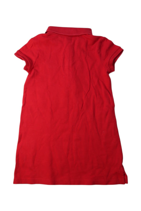 A Red Short Sleeve Dresses from Polo Ralph Lauren in size 3T for girl. (Back View)