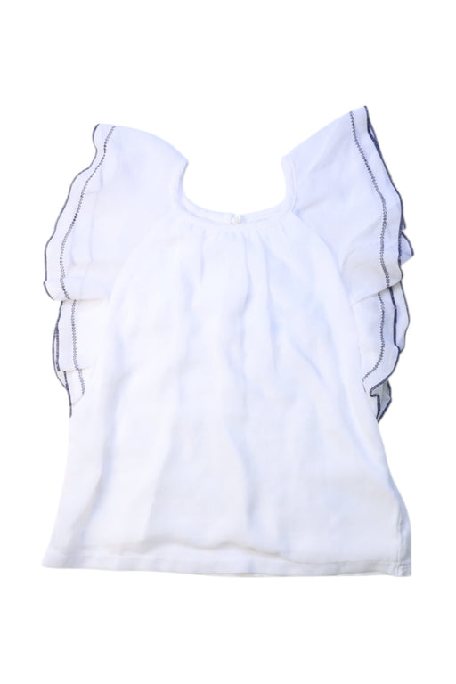 A White Sleeveless Tops from Mayoral in size 2T for girl. (Front View)