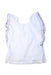 A White Sleeveless Tops from Mayoral in size 2T for girl. (Back View)