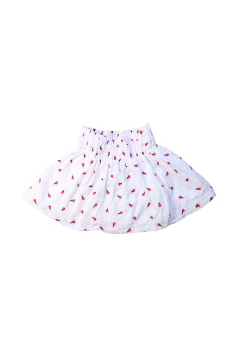 A White Short Skirts from Foque in size 4T for girl. (Front View)