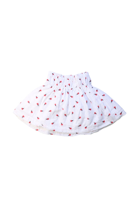 A White Short Skirts from Foque in size 4T for girl. (Back View)