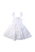 A White Sleeveless Dresses from Mayoral in size 4T for girl. (Front View)