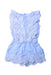 A Blue Sleeveless Rompers from Seed in size 4T for girl. (Front View)