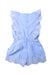 A Blue Sleeveless Rompers from Seed in size 4T for girl. (Back View)