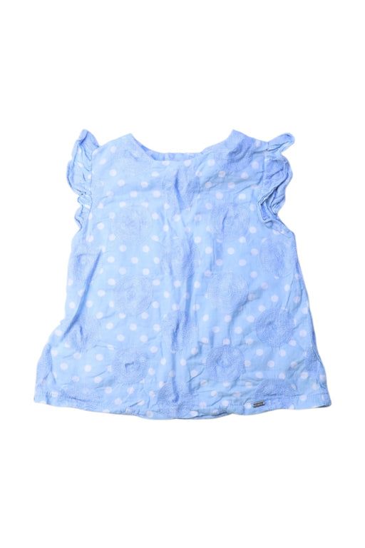 A Blue Sleeveless Tops from Mayoral in size 5T for girl. (Front View)