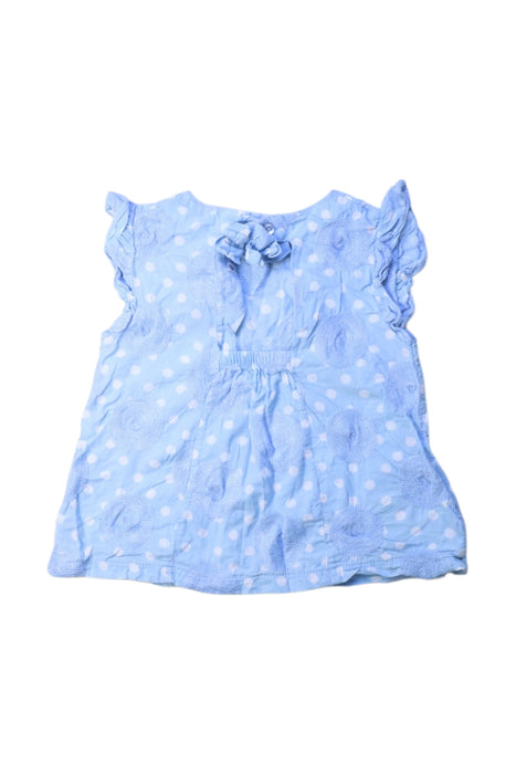 A Blue Sleeveless Tops from Mayoral in size 5T for girl. (Back View)