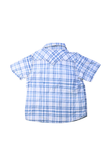 A Blue Short Sleeve Shirts from Levi's in size 3T for boy. (Back View)