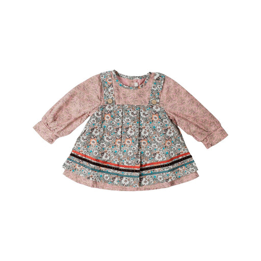 A Pink Long Sleeve Dresses from Kenzo in size 6-12M for girl. (Front View)