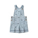 A Blue Overall Shorts from Ralph Lauren in size 3-6M for neutral. (Front View)