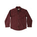 A Burgundy Long Sleeve Shirts from Burberry in size 5T for neutral. (Front View)