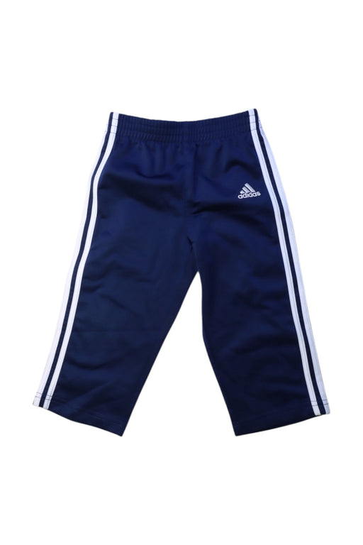 A Navy Active Pants from Adidas in size 12-18M for neutral. (Front View)