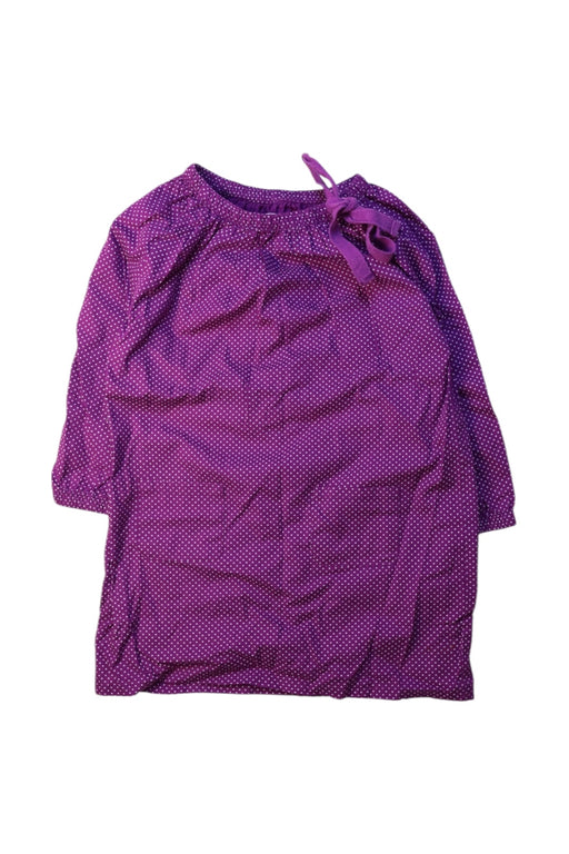 A Purple Long Sleeve Dresses from Little Mercerie in size 5T for girl. (Front View)