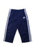 A Navy Active Pants from Adidas in size 12-18M for neutral. (Front View)