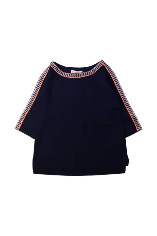A Navy Crewneck Sweatshirts from Crewcuts in size 2T for girl. (Front View)