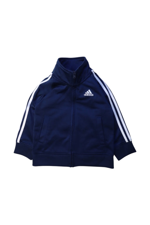 A Navy Lightweight Jackets from Adidas in size 12-18M for neutral. (Front View)