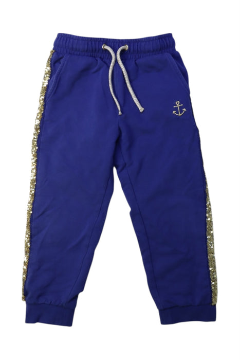 A Blue Sweatpants from Original Marines in size 3T for girl. (Front View)