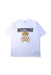 A White Short Sleeve T Shirts from Moschino in size 12Y for boy. (Front View)