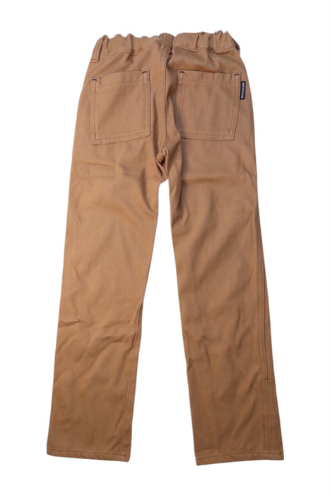 A Beige Casual Pants from Miki House in size 5T for boy. (Back View)