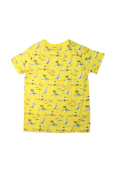 A Yellow Short Sleeve T Shirts from Polo Ralph Lauren in size 5T for boy. (Back View)
