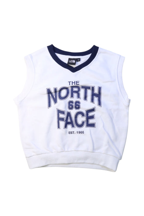A White Crewneck Sweatshirts from The North Face in size 5T for neutral. (Front View)
