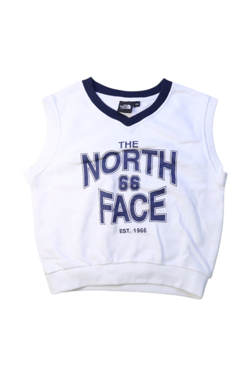 A White Crewneck Sweatshirts from The North Face in size 5T for neutral. (Front View)