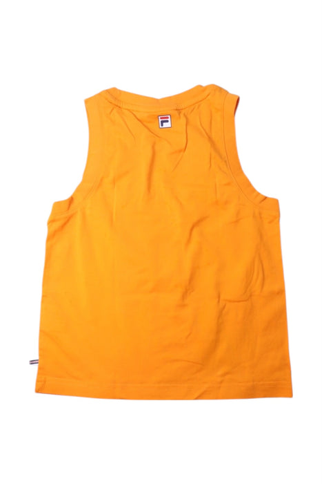 A Orange Sleeveless T Shirts from Fila in size 6T for girl. (Back View)