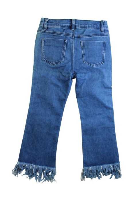 A Blue Jeans from little Mo & Co. in size 7Y for girl. (Back View)