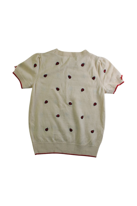 A White Short Sleeve Tops from Nicholas & Bears in size 3T for girl. (Back View)