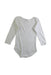 A White Long Sleeve Bodysuits from Petit Bateau in size 18-24M for girl. (Back View)