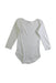 A White Long Sleeve Bodysuits from Petit Bateau in size 18-24M for girl. (Back View)