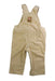 A Beige Long Overalls from Chickeeduck in size 12-18M for boy. (Back View)