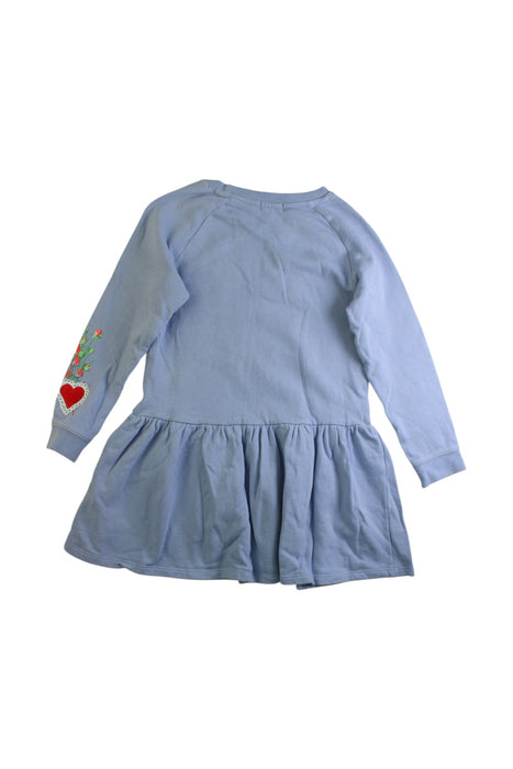 A Blue Long Sleeve Dresses from Cath Kids London in size 7Y for girl. (Back View)