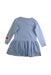 A Blue Long Sleeve Dresses from Cath Kids London in size 7Y for girl. (Back View)