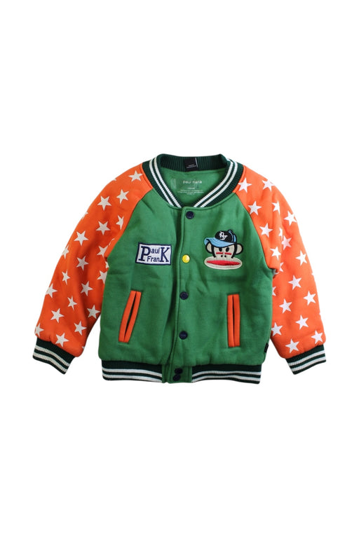 A Multicolour Lightweight Jackets from Paul Frank in size 5T for girl. (Front View)
