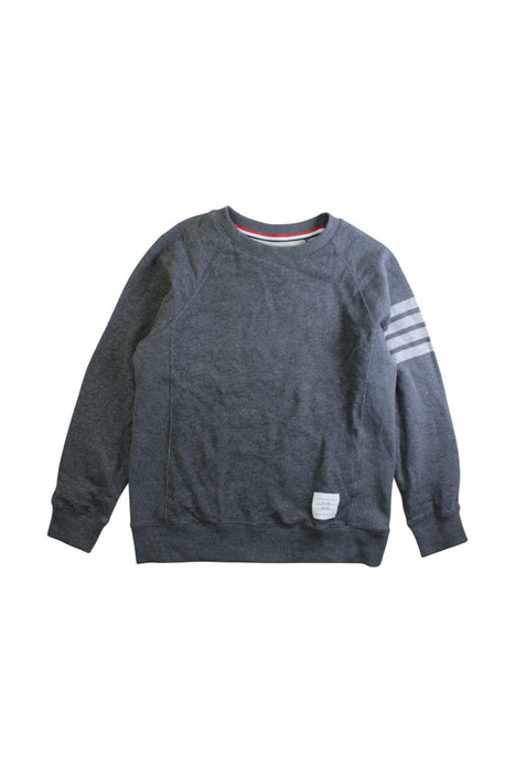 A Grey Crewneck Sweatshirts from Thomas Brown in size 11Y for boy. (Front View)