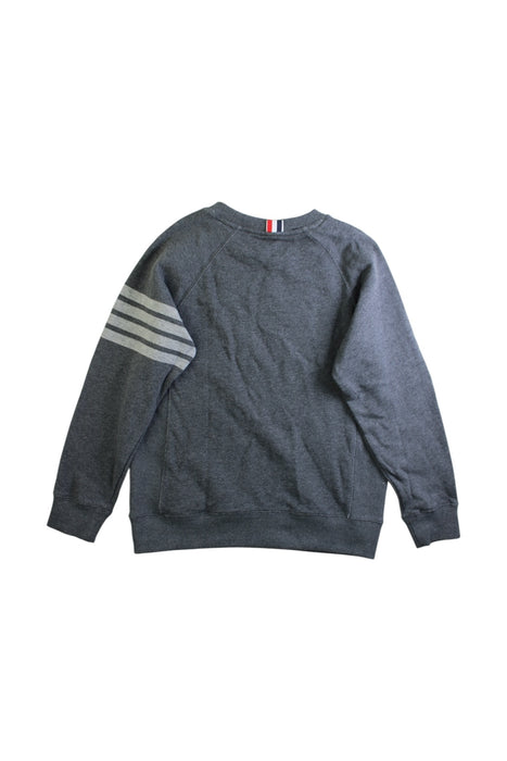 A Grey Crewneck Sweatshirts from Thomas Brown in size 11Y for boy. (Back View)