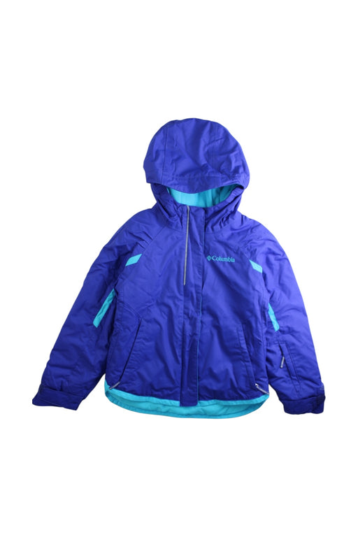 A Blue Lightweight Jackets from Columbia in size 4T for neutral. (Front View)