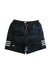 A Black Active Shorts from Adidas in size 7Y for boy. (Front View)