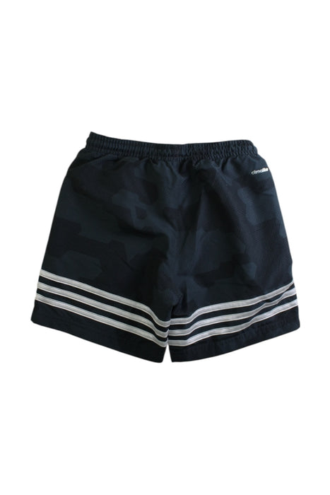 A Black Active Shorts from Adidas in size 7Y for boy. (Back View)