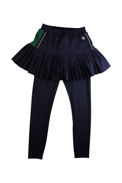 A Black Leggings from Fila in size 10Y for girl. (Front View)