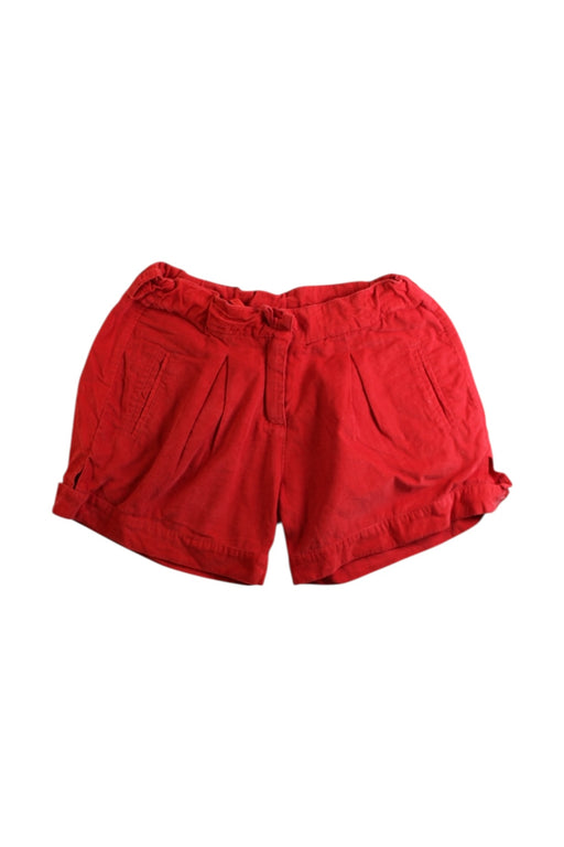 A Red Shorts from Jacadi in size 10Y for girl. (Front View)