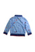 A Blue Lightweight Jackets from Momonittu in size 2T for boy. (Back View)