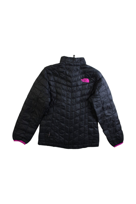 A Black Puffer/Quilted Jackets from The North Face in size 5T for girl. (Back View)