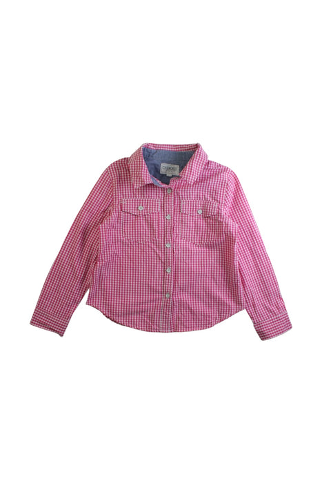 A Pink Long Sleeve Shirts from Cherokee in size 5T for girl. (Front View)